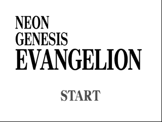 Neon Genesis Evangelion title screen for Nintendo 64